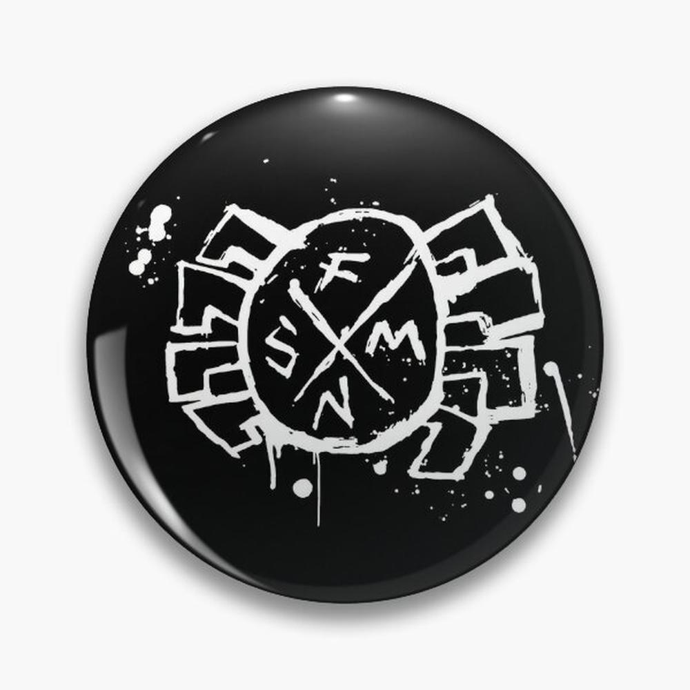 Ethnic Modern Fashion - Spinne Punk Logo Pin Knöpfe Broschen