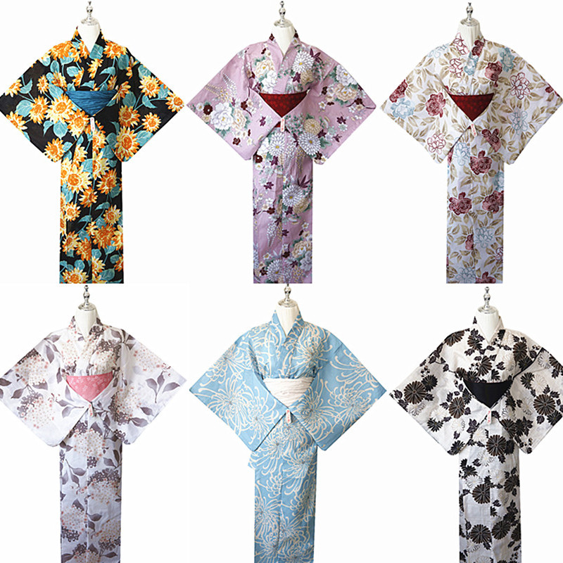 New Ethnic Fashion - Neuer Kimono-Bademantel im traditionellen Stil, vielseitige