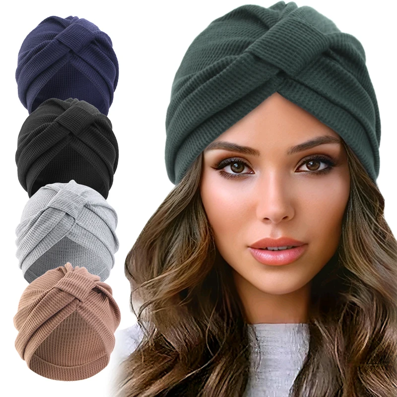 Damen Baumwoll-Waffel-Kopftuch – Ethnic Fashion India Bewertung und Preis