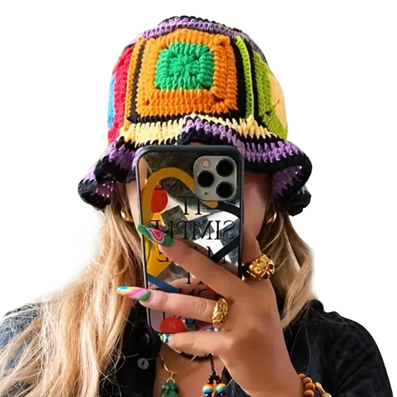 Lila umrandeter Zuma-Hut, hand – Go Ethnic Fashion Bewertung und Preis
