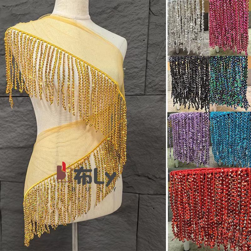 15cm Perlen-Pailletten-Quasten – Ethnic Fashion Design Bewertung und Preis